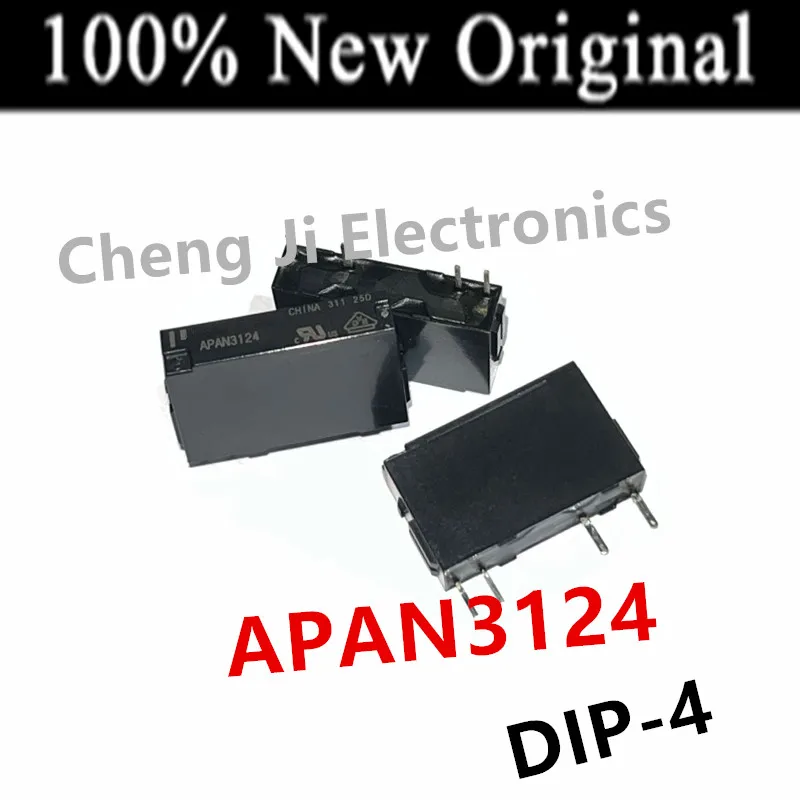 10PCS/Lot   APAN3124 、APAN3112 、APAN3105    DIP-4    New original power relay  SPST-NO