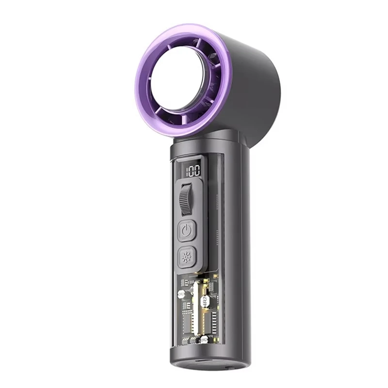 

2025 New Handheld Semiconductor Refrigeration Fan, Rechargeable Portable Cooling Fan, Air Cooler For Outdoor Use
