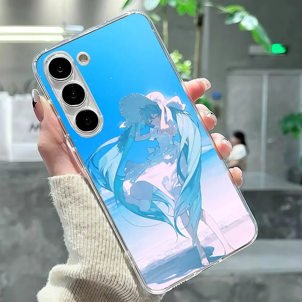 حافظة لهاتف سامسونج جالاكسي A52 A12 A51 S21 Edge S22 ULTRA S23 S20LITE Plus غطاء شفاف للغاية #3