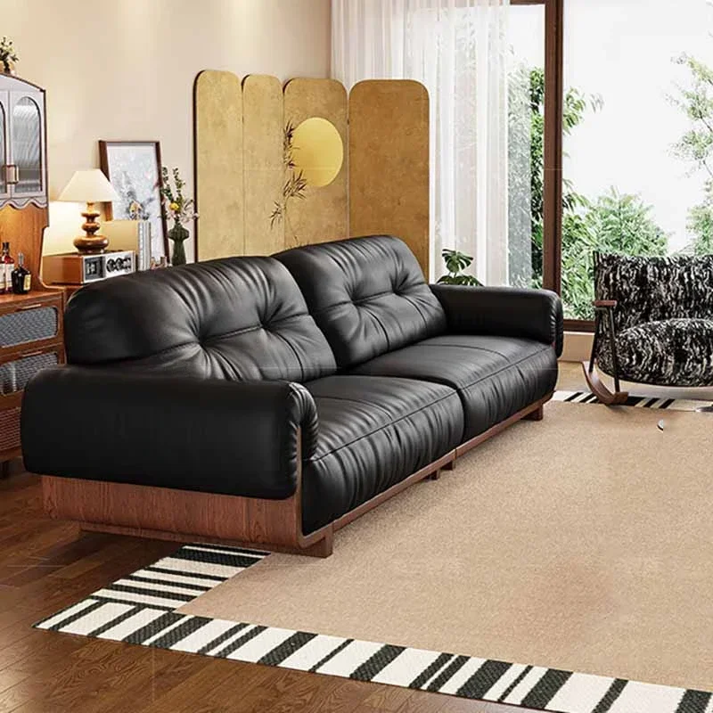 Minimalistic Recliners Sofa Living Room Armrest Modern Italian Lazy Couch Puffs 3 Seater Design Divani Da Soggiorno Furniture