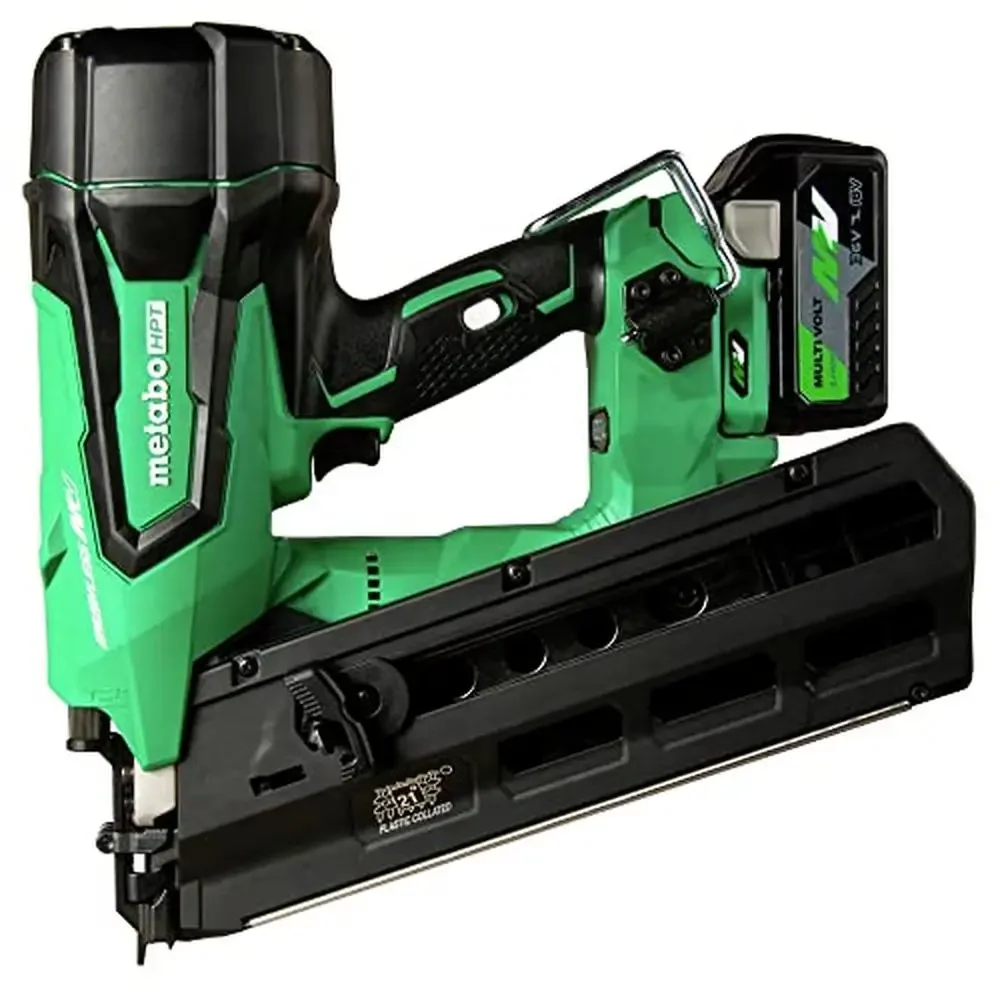 MultiVolt Cordless 36V Framing Nailer 21 Degree Full Round Head Plastic Strip Nails w/ Battery Charger 900 Nails/Charge NR3690DR