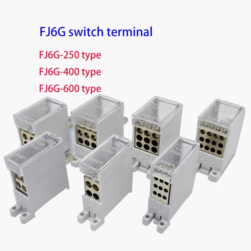 Plug-In FJ6G-250/400 Quick Junction Box Circuit Breaker Terminal Outlet Splitter Plastic Case Switch Wire Branch Circuit Breaker