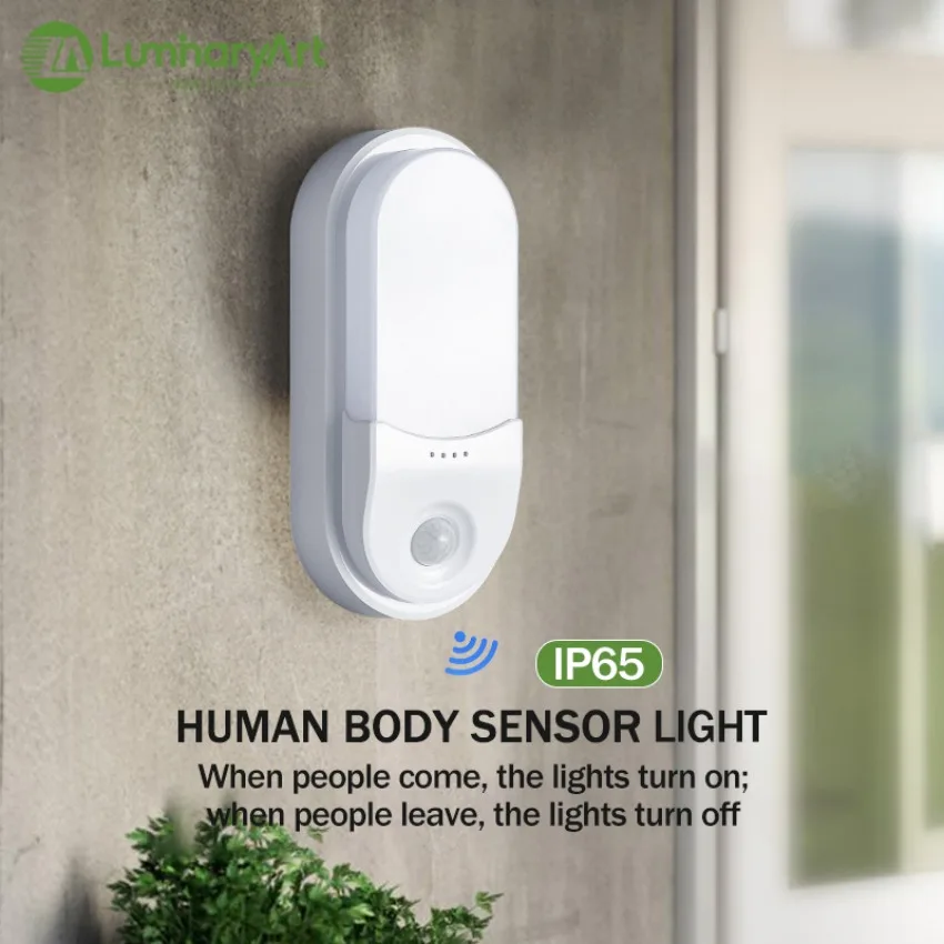 LED Human Infrared Induction Wall Lamp Staircase Aisle Ceiling Light Outdoor IP65 Waterproof Garden Porch Induction Light