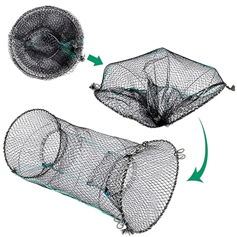 Crab Crayfish Lobster Catcher Pot Trap Fishing Net Eel Prawn Shrimp Live Bait Eel Crab Lobster Minnows Crawfish Net