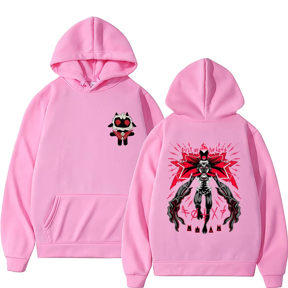 Game Cult of The Lamb Hoodie Men Women Fashion Gothic Rock Streetwear Men's Casual Hoodies Unisex Vintage Oversized Sweatshirt