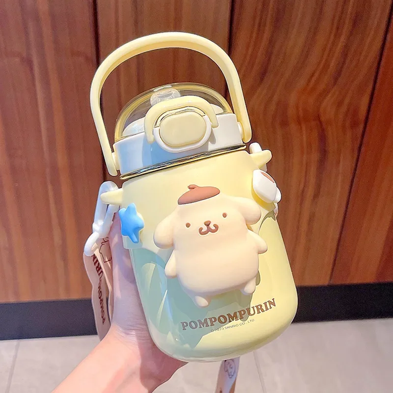 700ml Sanrio Kuromi Cute Girl Children 316 Stainless Steel Insulated Water Bottle Student Cinamoroll Kawaii Vacuum Cup Thermos