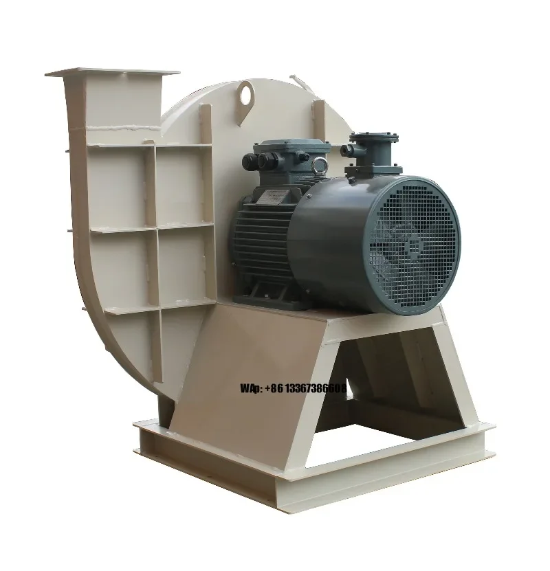 Heavy Duty Industrial High Pressure Blower With Motor 4-72 Type Ventilation Centrifugal Blower Fan for Boiler