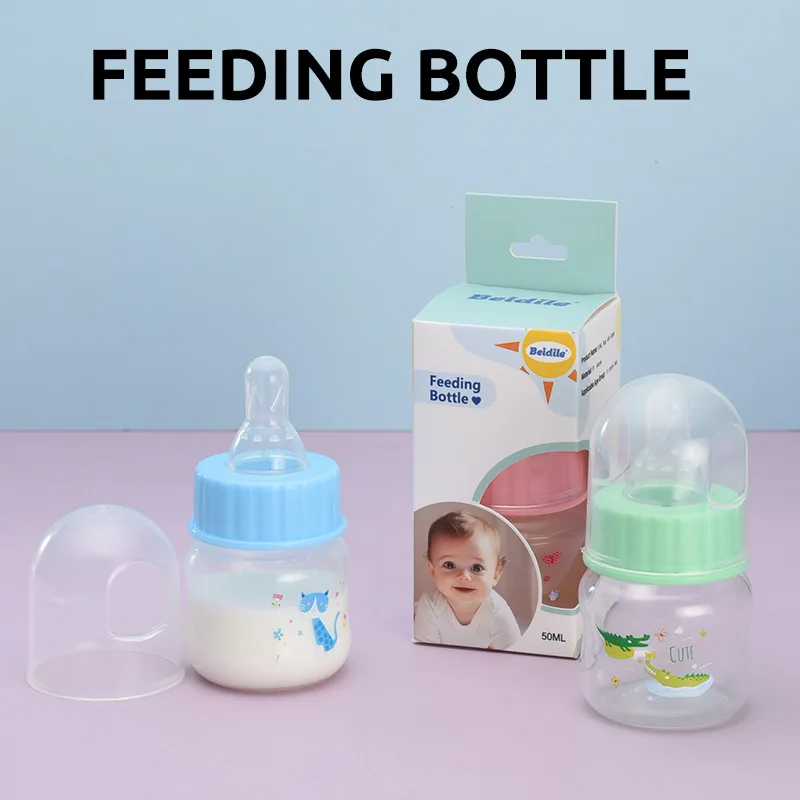 

50ml Newborn PP Baby Bottle, Milk Feeding Bottle for Infants