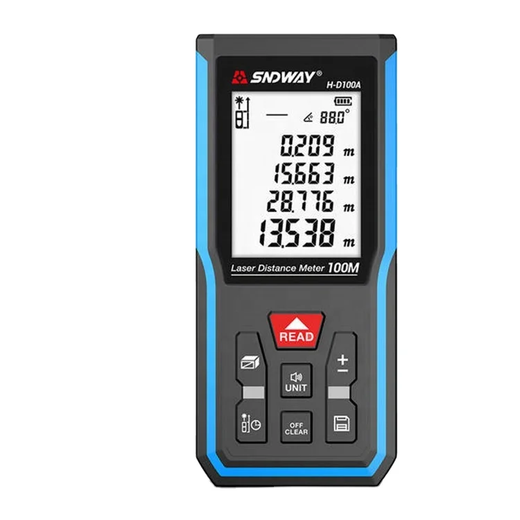 SNDWAY H-D510A Digital Laser Rangefinder 0.05-50m Household Handheld Laser Rangefinder Measuring Tool