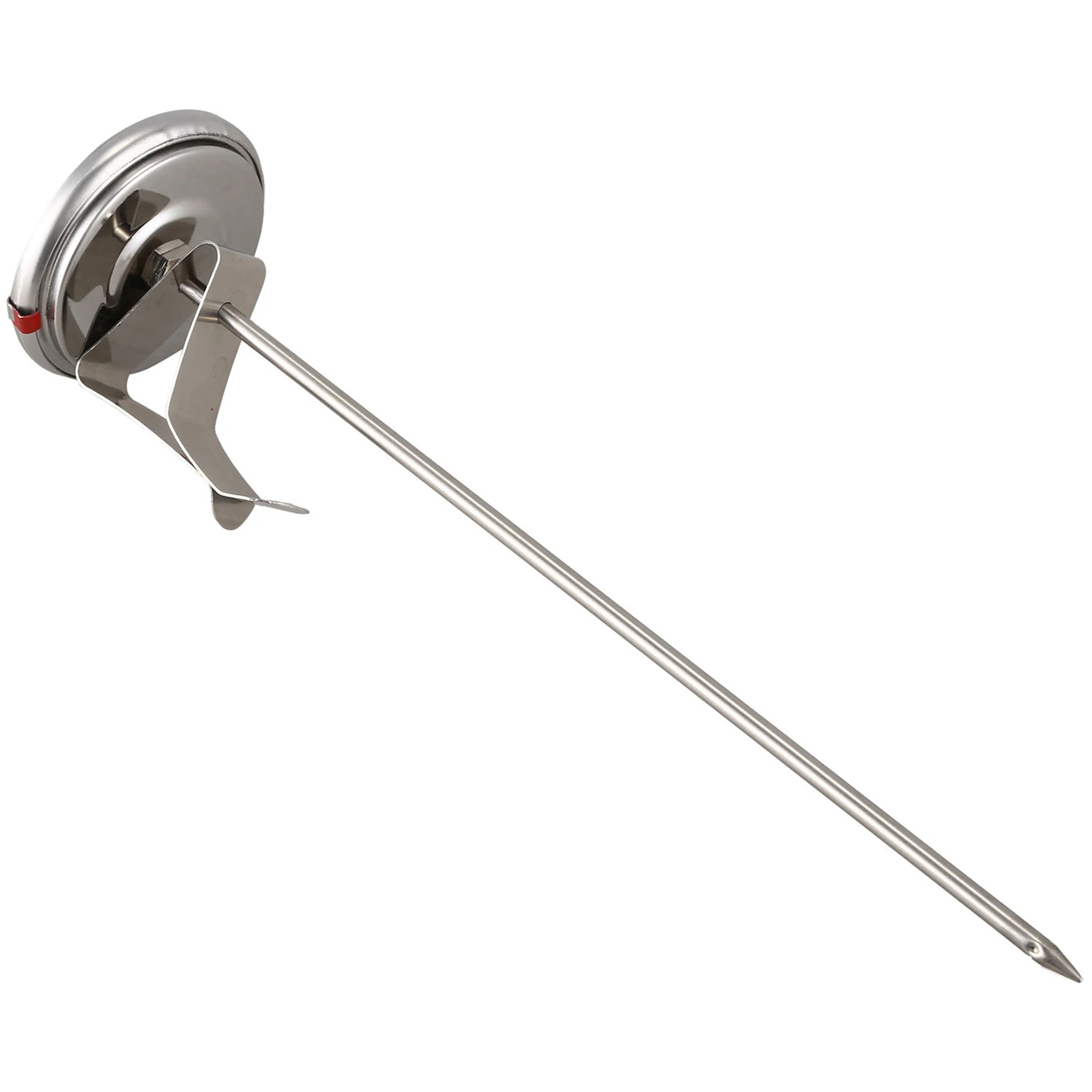 KYCOR-Handy 8 Inch Probe Deep Fry Meat Turkey Thermometer With 2 Inch Dial For BBQ Grill Pot Pan Kettle 50℉-550℉(2 Piece)