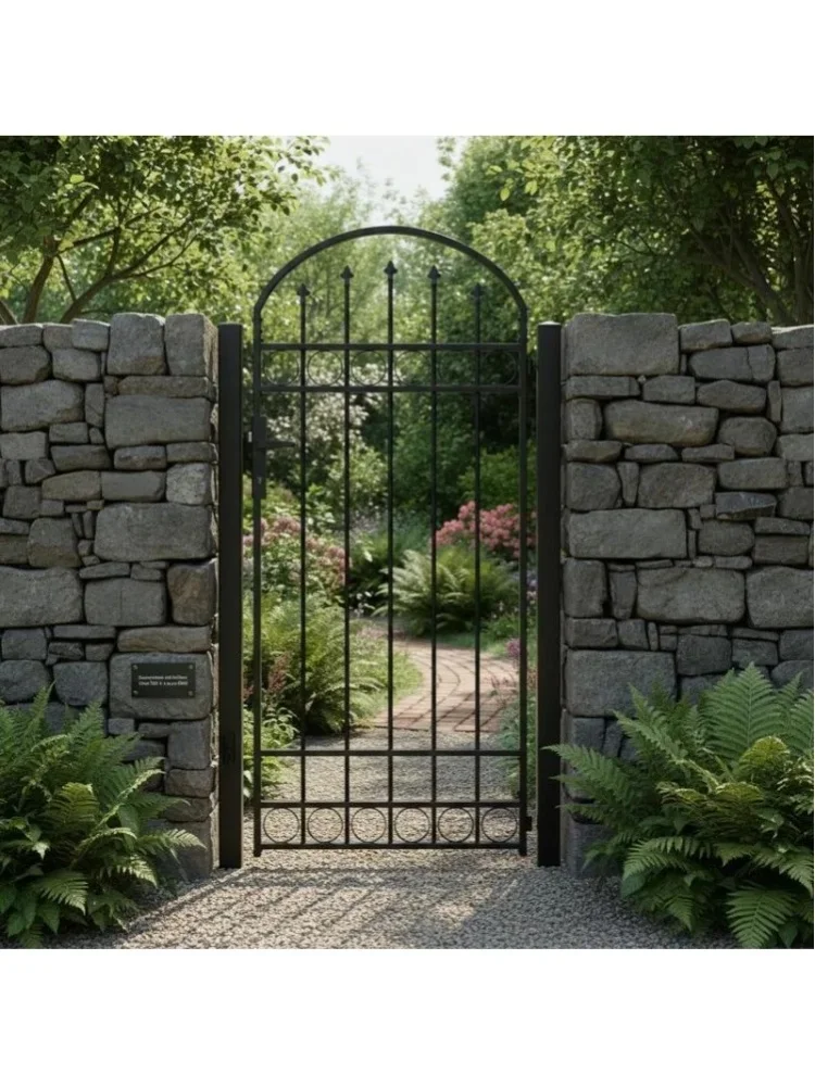 Strukturierter Zaunpfosten aus grauem Stahl mit integrierter Verriegelung, Maße 200 x 88 x 14 cm, kompatibles Zubehör für komplette Zaun-, Gitter- und Toreinrichtungen für Garten und Hof.