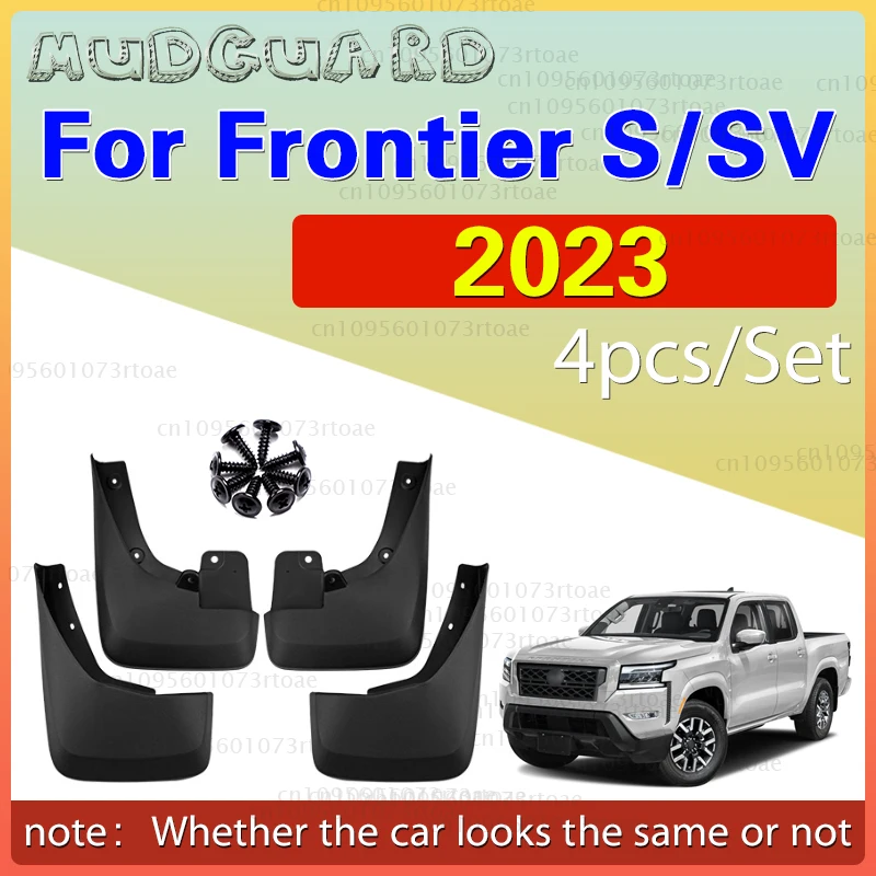 

Fender Mudguard MuAEF2-Car Mudguards Splash Guards Fender Mud Flaps For Nissan Frontier S/SV 2023 Car Accessories