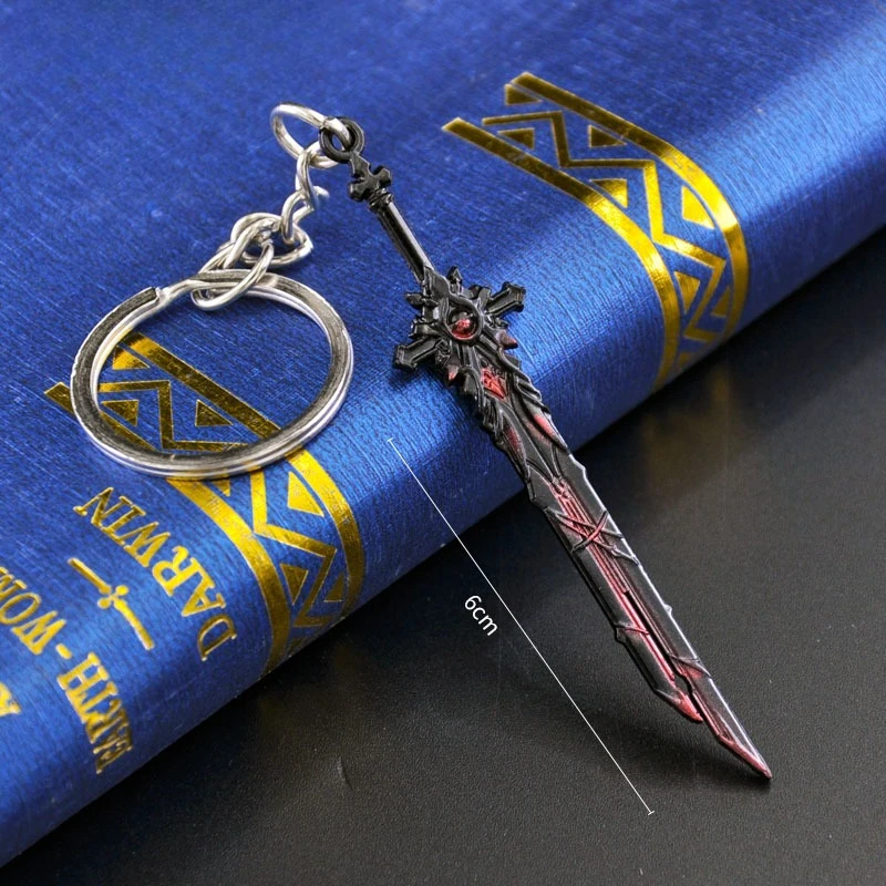 原神インパクトゲームキーホルダー狼の墓石レッドホーンストーンスレッシャー電光吸収アクイラファボニア合金ナイフ剣おもちゃ