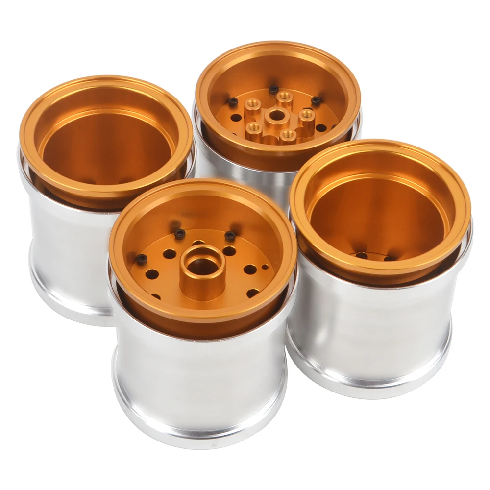 Aluminum Beadlock Wheels for Tamiya CW-01 Lunch Box Midnight Pumpkin Upgrades