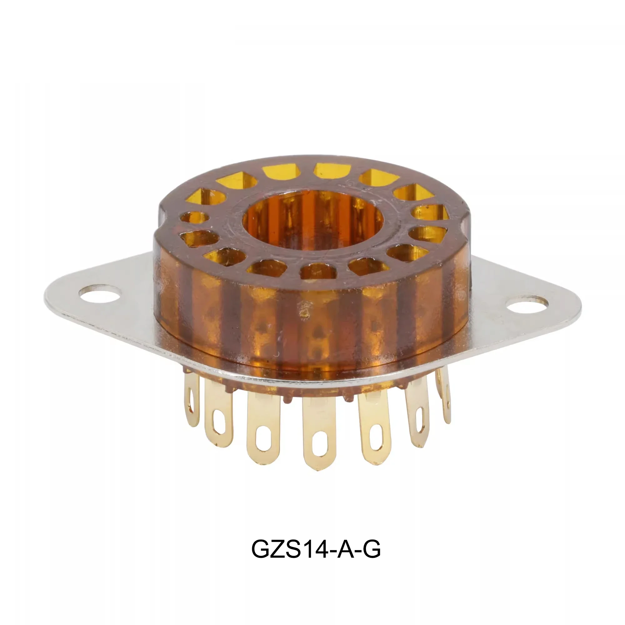 14 Pin Photomultiplier Plastic Tube Socket E678-14C Valve Base for R1924A,GDB-28,GDB-23,CR110,CR125,R373 Hifi Vacuum Tubes Panel