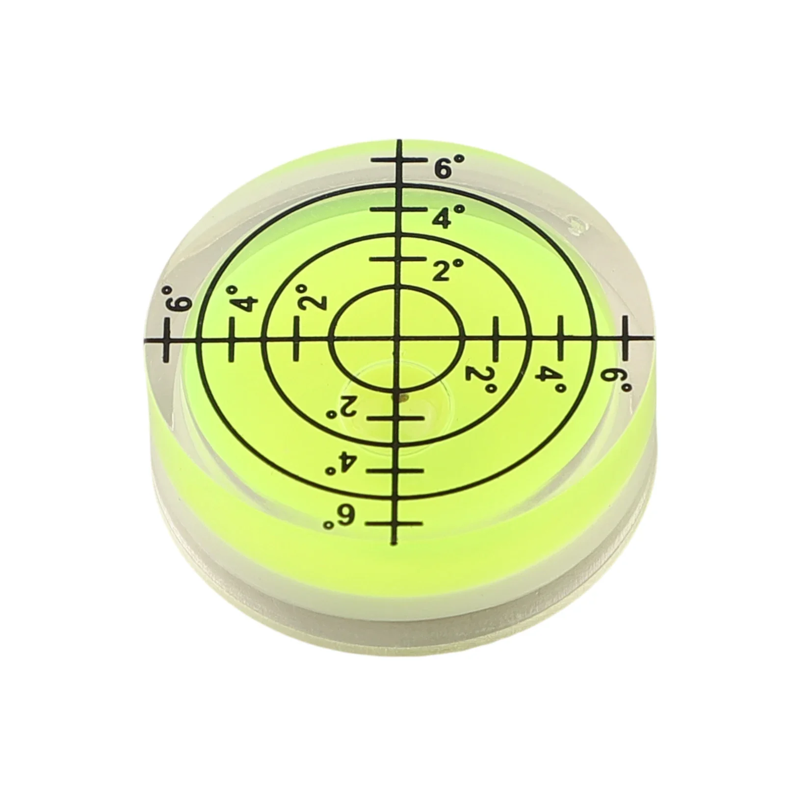 Nivel de burbuja de 32mm, nivel de marcado de grados para nivel de burbuja de espíritu, medidor de medición Circular redondo, 2 uds.