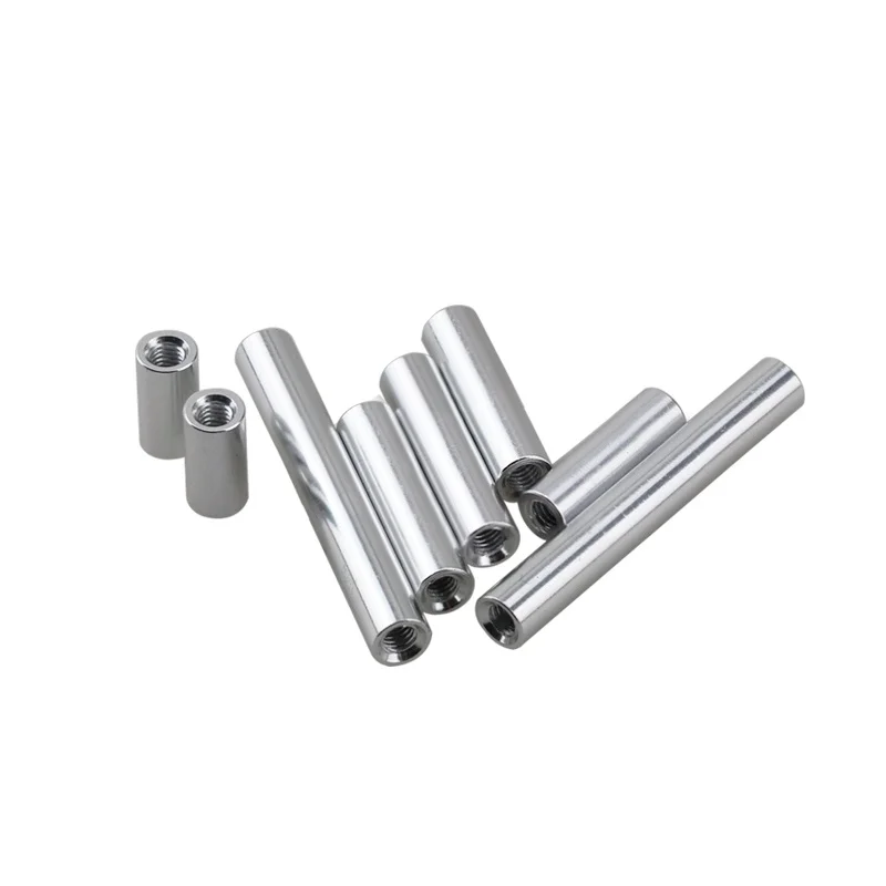 Aluminum Round Standoff Column Stud Extend Long Nut Aluminum Stud Spacer Length 6-150mm M2 ~ M10 4