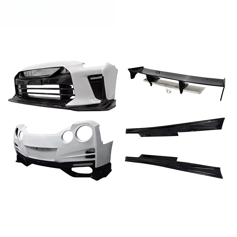 GTR R35 Top Secret Body Kit FRP&CF Body Shell Parts Available in FRP or Full Dry Carbon Fiber
