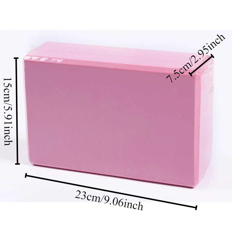 1pc Shaping High Density Eva Yoga Block  Stretch Children Pilates Foam Block Balance Exercise Ballet Bodybuilding Dance Gym  Alo