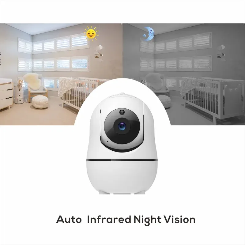 SM50 5 inch Video Baby Monitor with Camera and Audio, 4X Zoom, 22Hrs Battery, 1000ft Range 2-Way Talk Temperature Sensor Lullaby