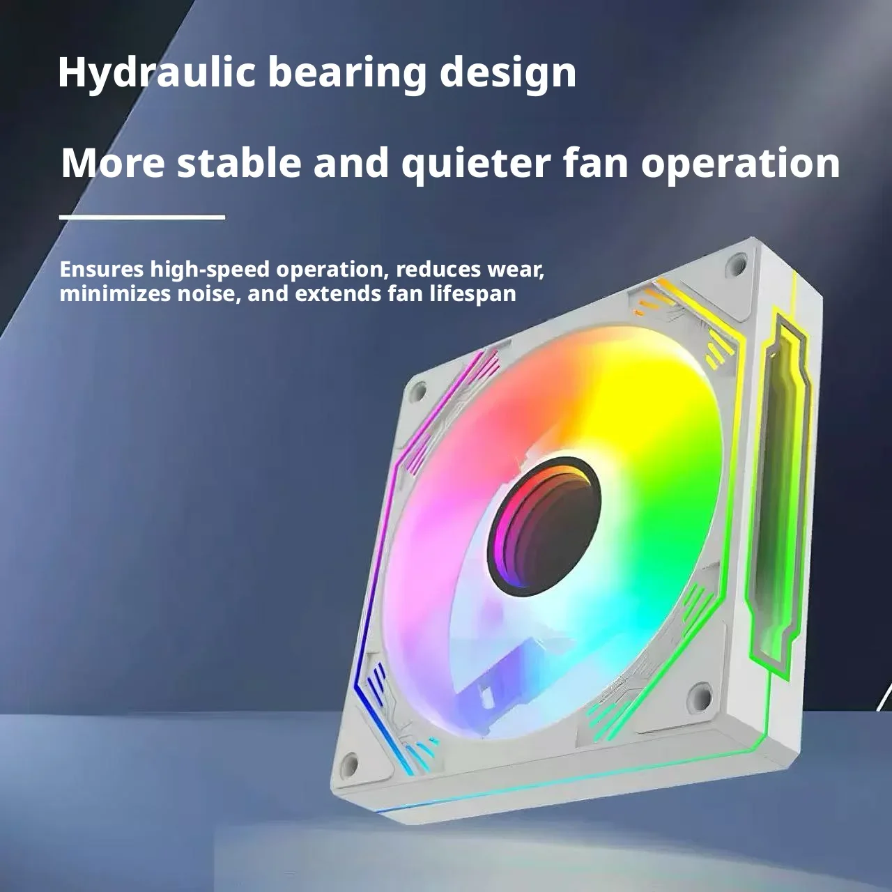 12cm Prism 4 Pro ARGB Fan PWM Smart Temperature Control Low Noise Hydraulic Bearing Fan RGB Sync Gaming Computer Cooling Fan