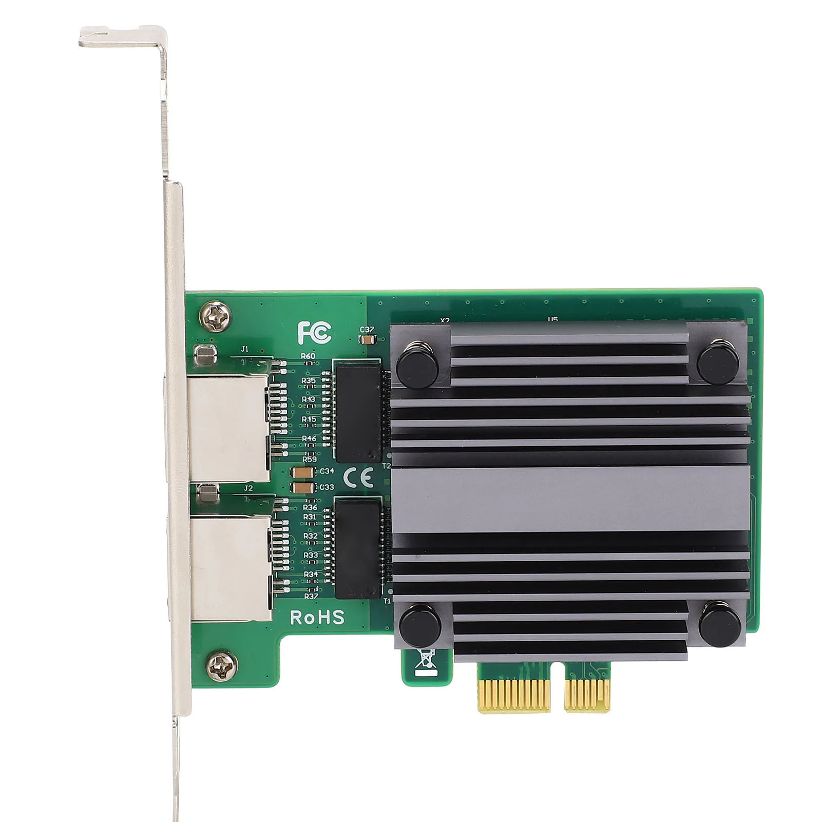 2.5G PCIe Network Card for I226 V Chipset 100 1000 2500Mbps RJ45 PCIe Ethernet Server Adapter with Low Bracket for Win 11 10