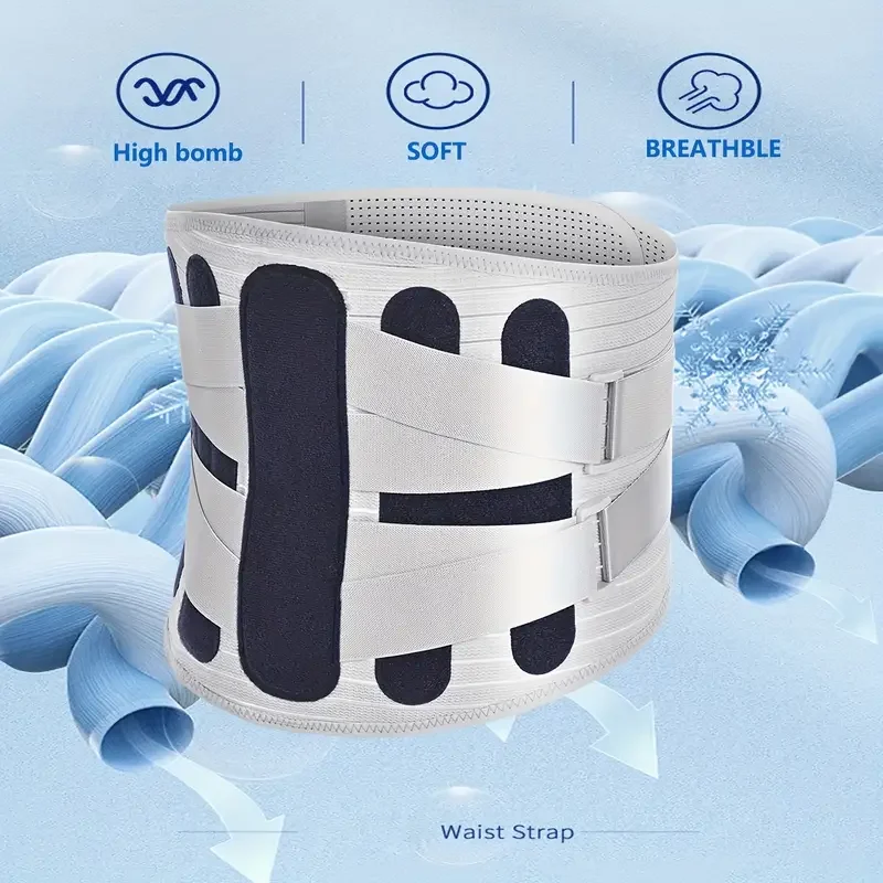 

Ergonomic Design Lumbar Back Brace Belt with 3 Pads for Men&Women,Care Lower Back Damage Lumbar Spine,Herniated Disc,Sciatica