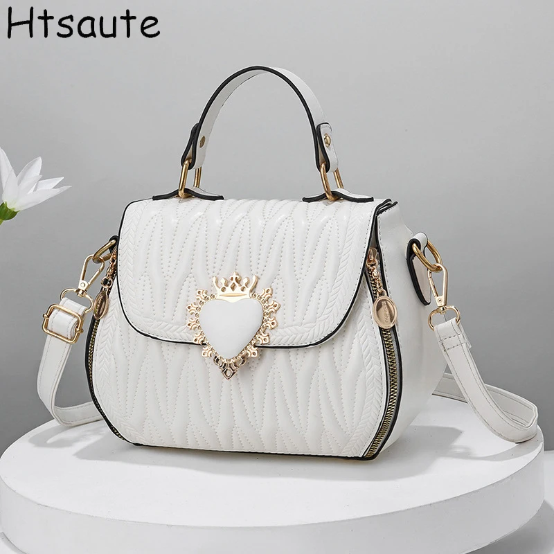 

Fashion Women Crossbody Bag Korean Style Design Handbag Ins Popular Large Capacity Shoulder Bag Multi-functional Small Chain Bag