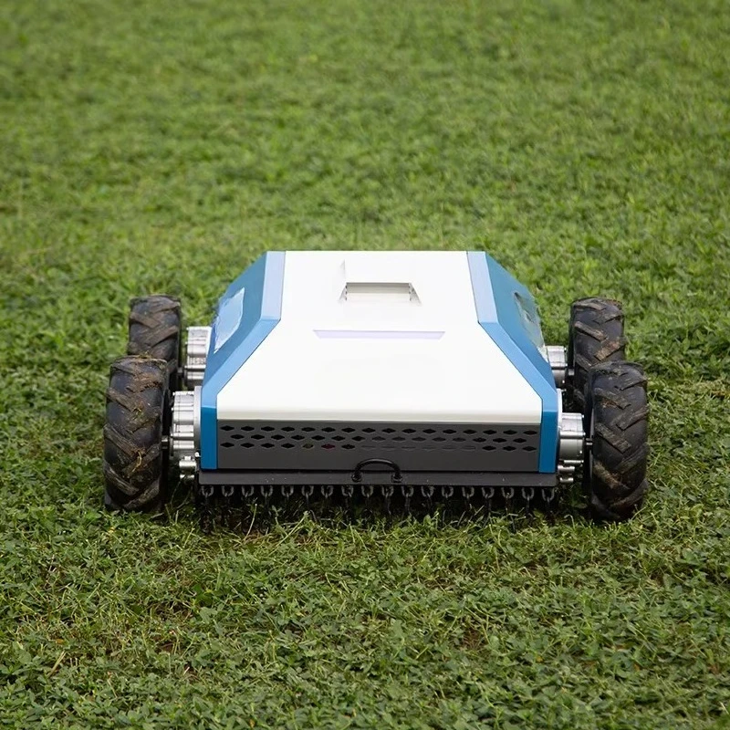 Yeoman EM400A Industrial Robotic Lawn Mower Remote Controlled 400mm/500mm Cutting Width Powerful Electric Cordless for Home