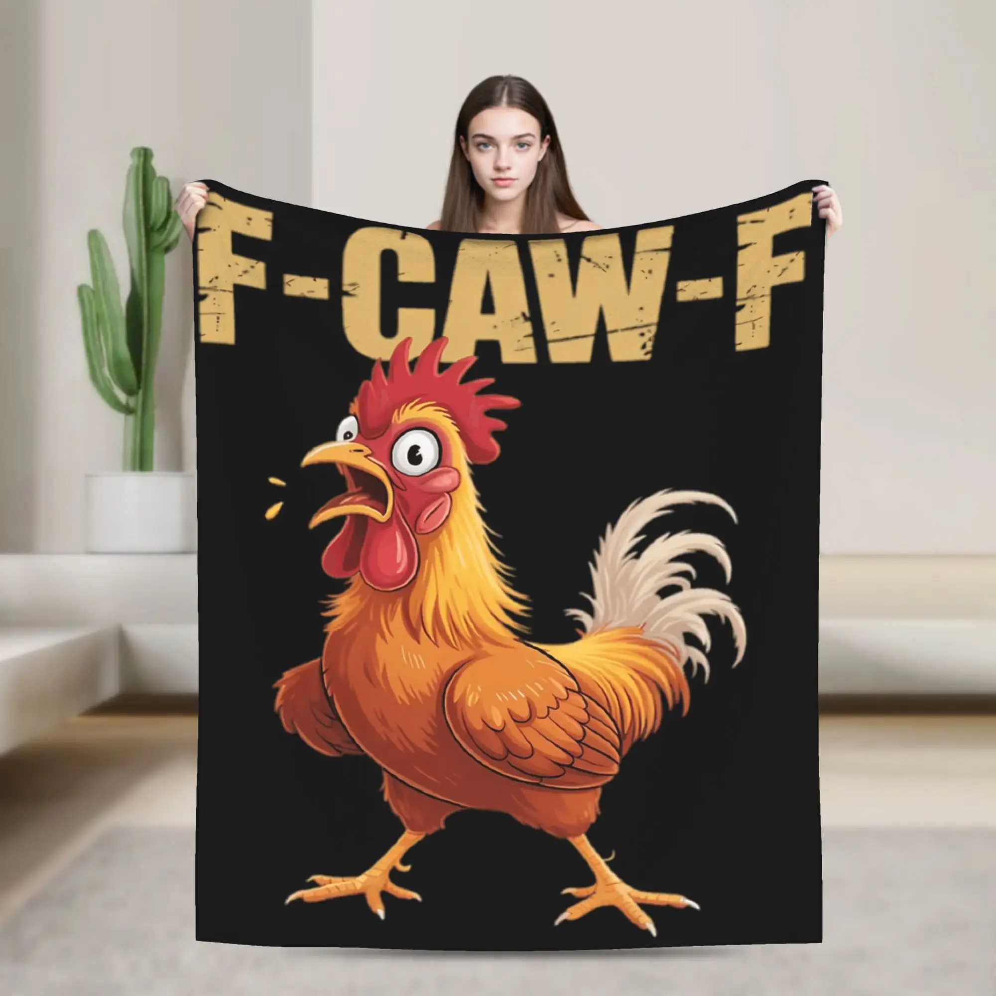 

F-Caw-F ворона готический забавный юмор мягкое теплое одеяло плюшевое одеяло для девочек модное уличное фланелевое покрывало диван-кровать