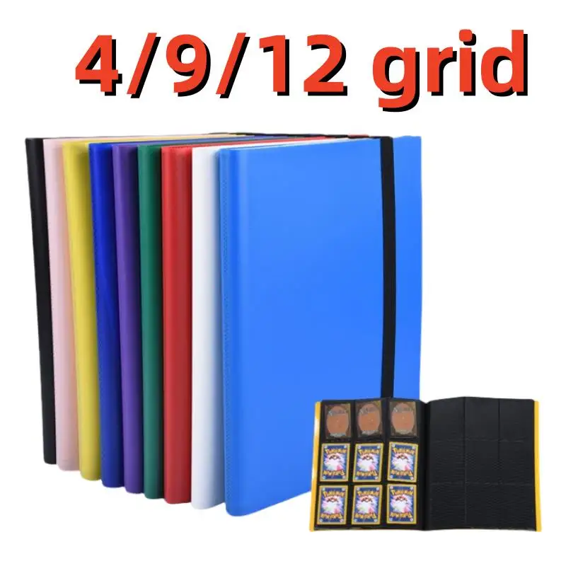 Fichário Premium Multi-Bolsos para Cartas Colecionáveis - Capacidade para 160/360/480 Cartas - Capa Durável em PP - Ideal para Cartas de Basquete, Futebol e Esportes