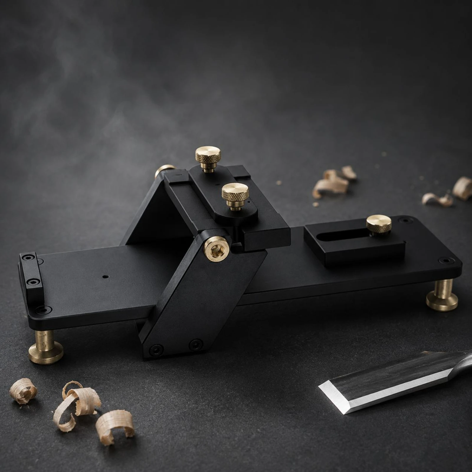 

Fixed-Angle Sharpening Jig Metal Blade Sharpening Jig Fixed Angle Honing Tool Black Finish Workshop Gear
