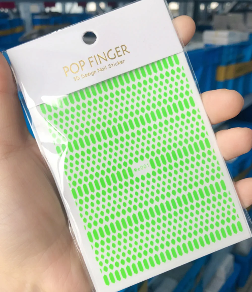 1 Pcs 형광 뱀 피부 디자인 네일 아트 스티커 셀프 접착 슬라이더 다채로운 레드/블루/옐로우/퍼플 네온 호일 DIY 데칼