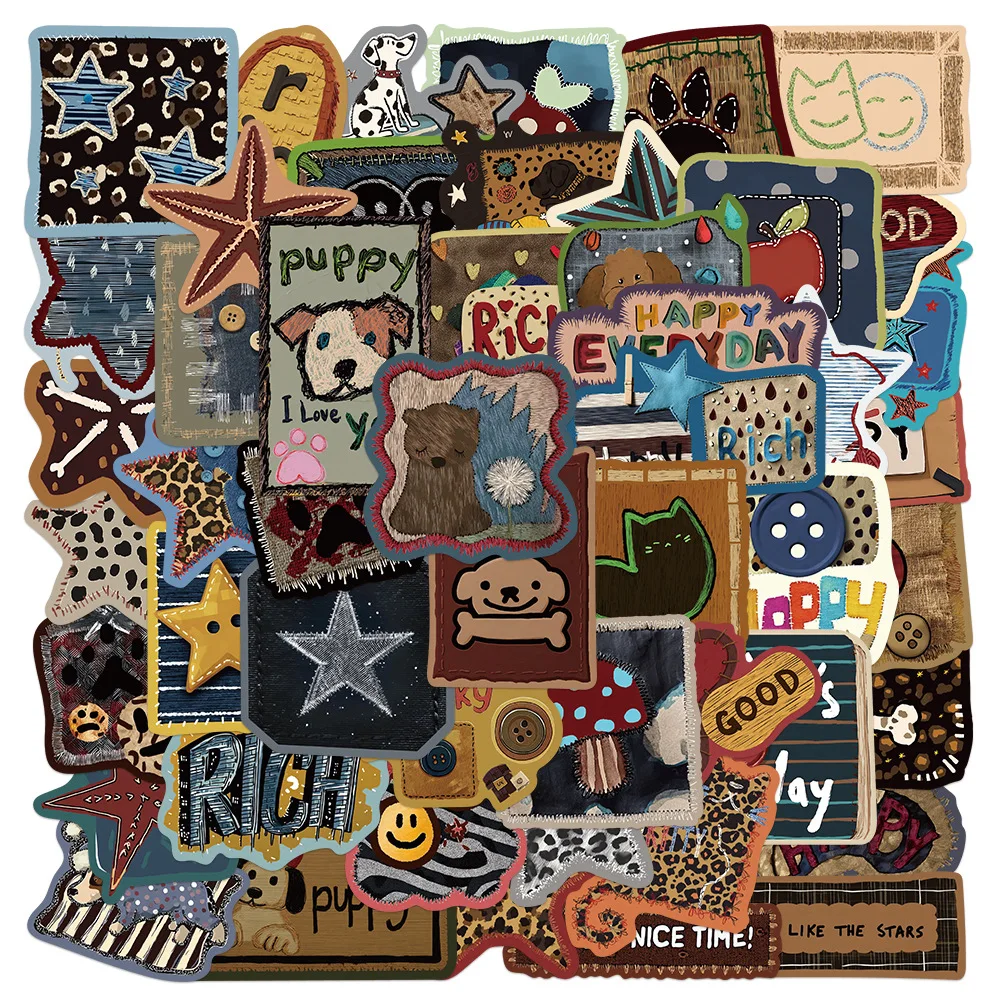 50-100PCS Cartoon Graffiti Stickers, Trendy Street Art Decals for Journals, Luggage, Laptops, Stationery, Notebooks