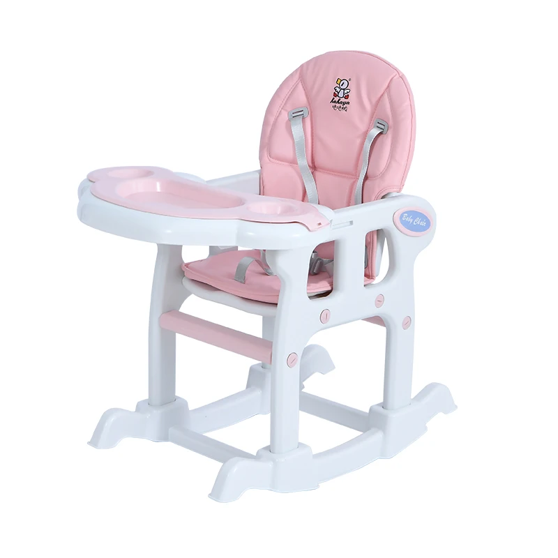 Unique Design Plastic Multi-function 3 in 1 baby high chair with table