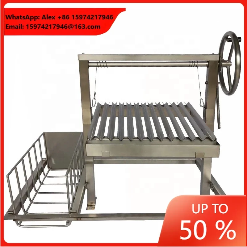 Residential Stainless Steel Argentine Grill Kit Santa Maria Grill