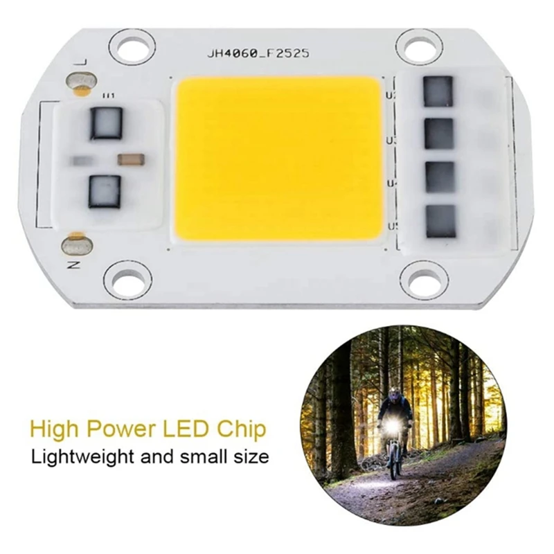 ชิปแอลอีดีสีขาวอุ่น2X ชิปประหยัดพลังงานแหล่งกำเนิดแสงสูงชิป LED พลังงานสูงสำหรับจราจร100W 220V