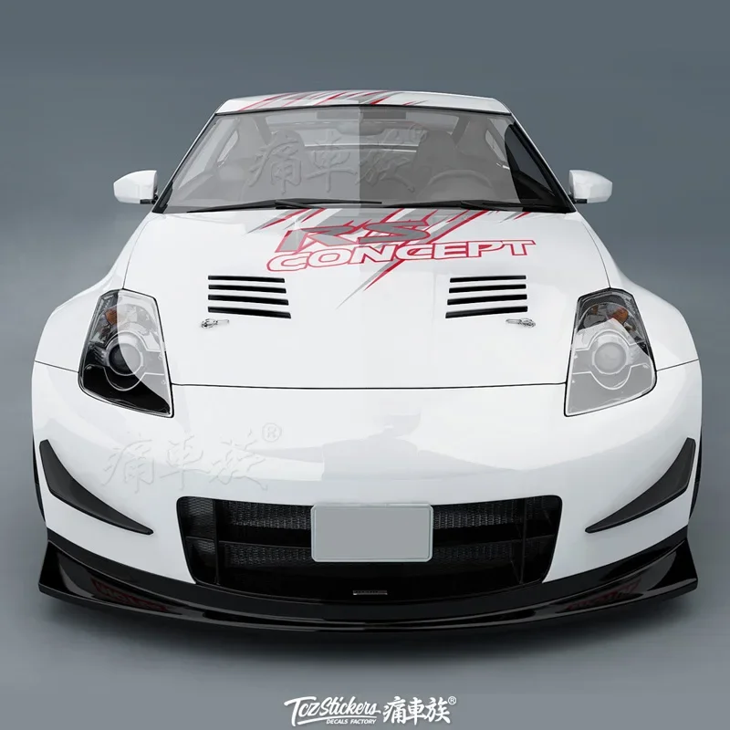 ملصقات سيارة لنيسان 350Z 370Z تعديل خارجي للجسم شارات رياضية عصرية معدلة #3