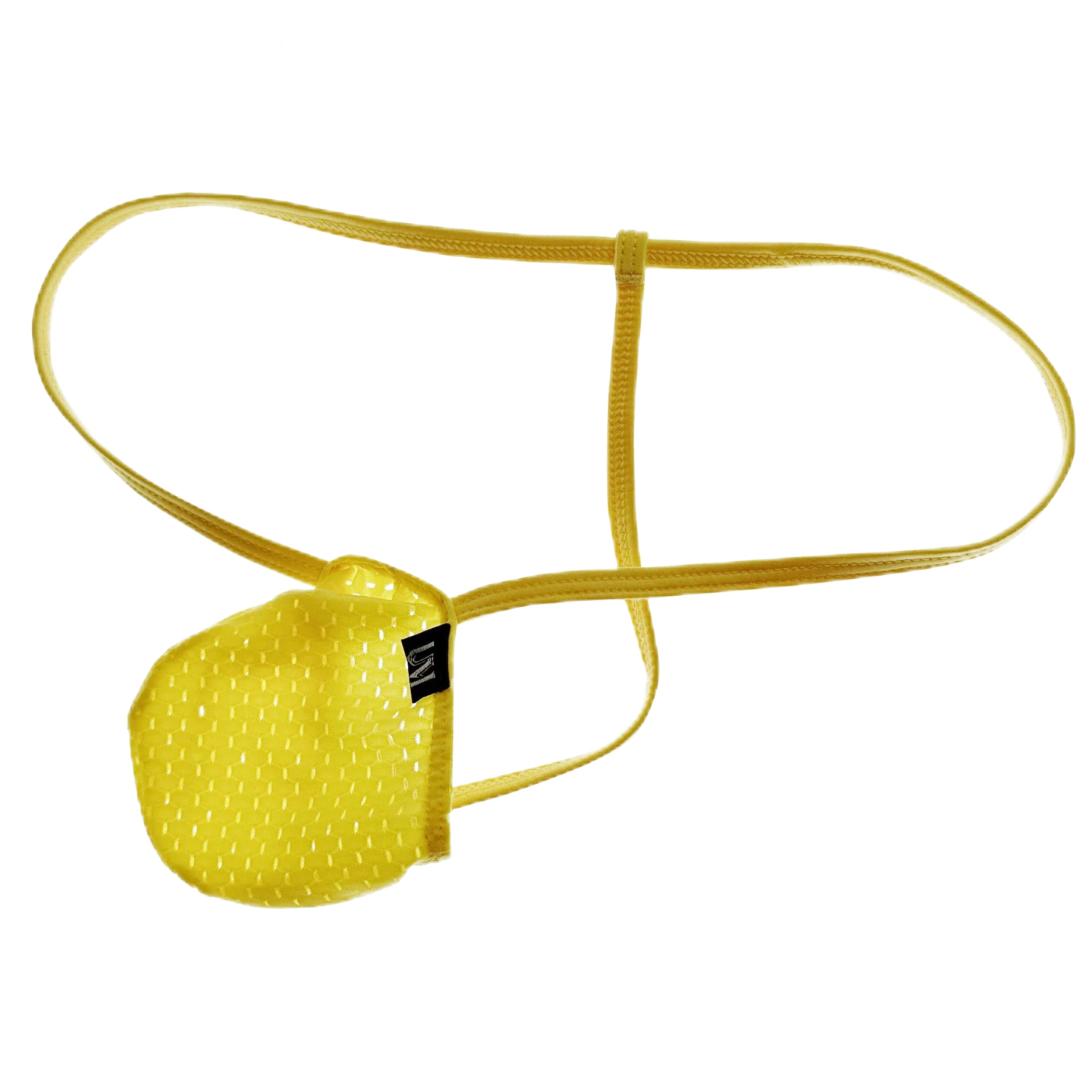 Nylon Pouch Underwear Mens Mini G-strings Net Mini Thongs  Breathable Sexy Bikini Brirefs Underwear