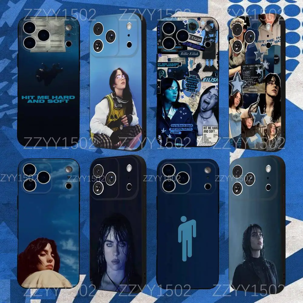 

B-BillieS Hit Me Hard And Soft Phone Case For iPhone 17,16,15,14,13,12,Pro,Max,Plus,E,SE4,Air,Mini Black Funda Shell