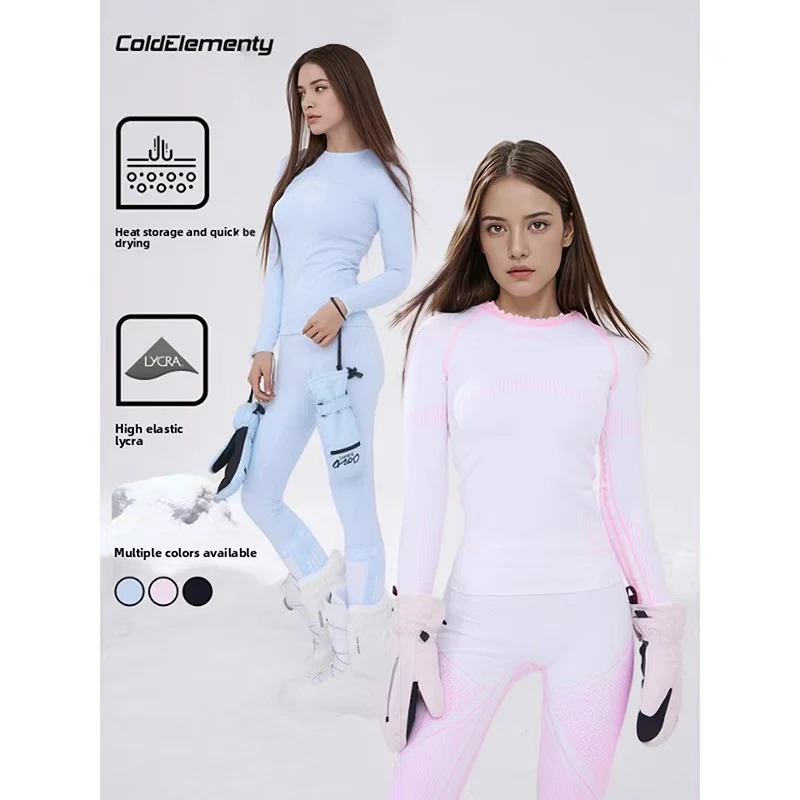 

Coldelement Thermal Ski Underwear Set For Autumn & Winter - Warm, Moisture-Wicking, Quick-Dry Base Layer Comfort And Performance