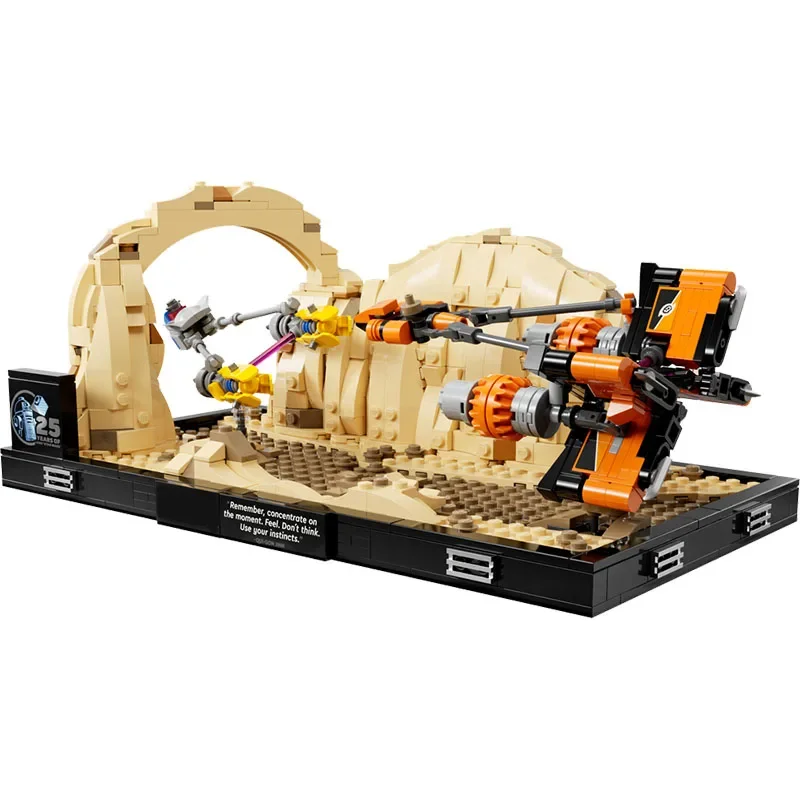 

719pcs Star Battle Mos Espa Podrace Scenario Model Building Blocks Bricks 75380 Diy Creative Assembly Educational Toy Kid Gift