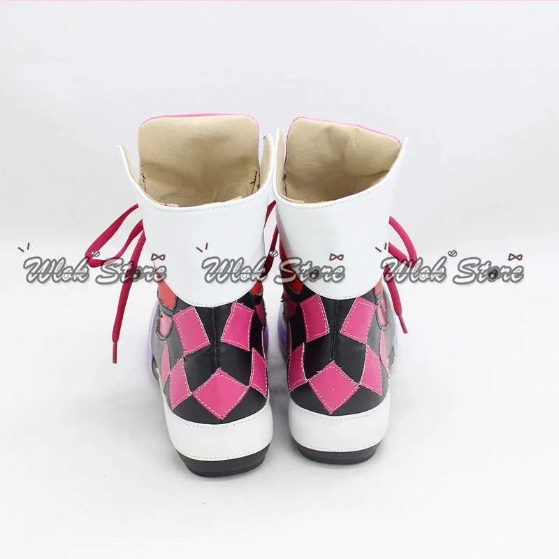 أحذية أنيمي بريتي ديربي الذكية فالكون التأثيرية أحذية رياضية وردية عالية الجودة مخصصة لحفلات الهالوين كرنفال أحذية لعب الأدوار للنساء