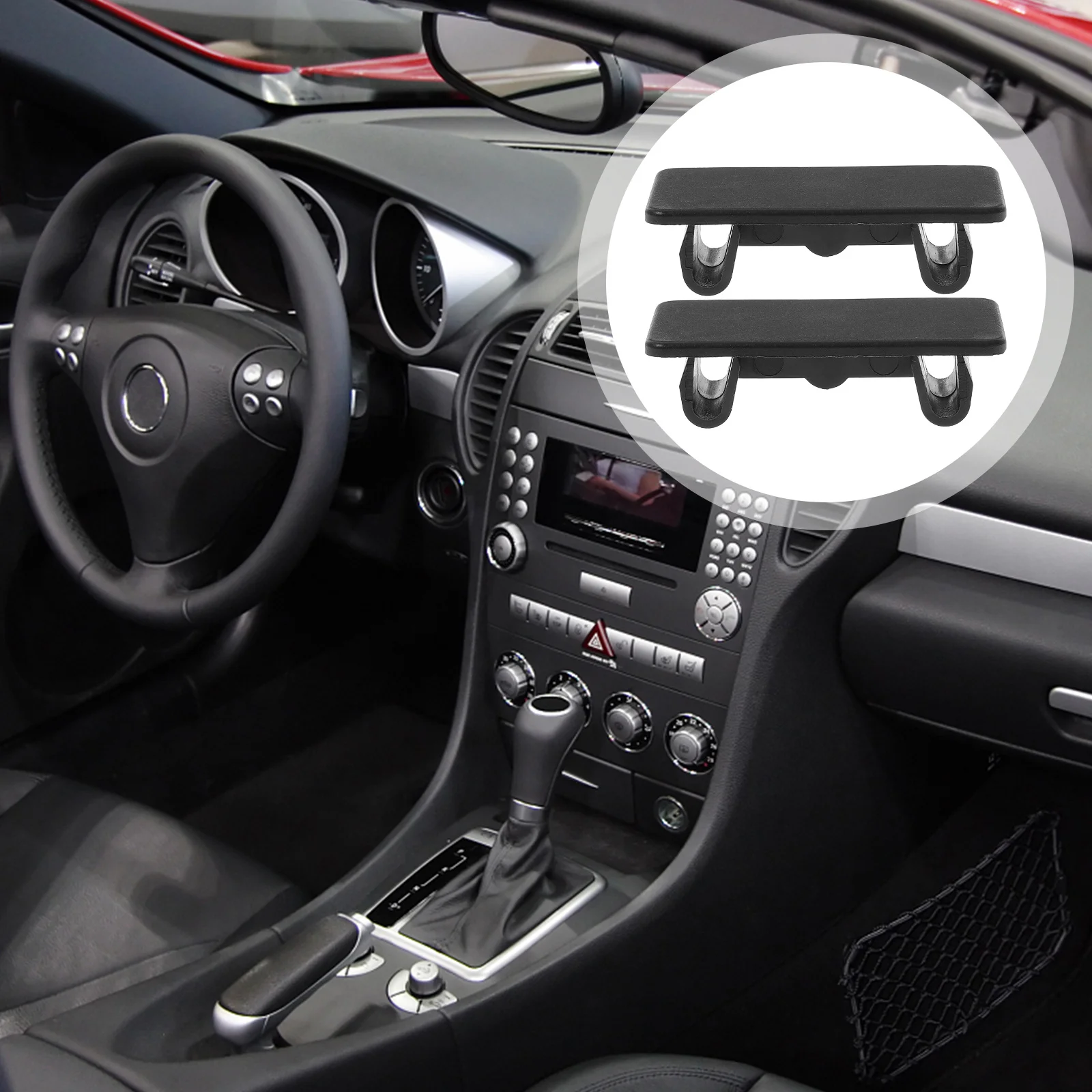 

8Pcs Rectangular Rocker Hole Plug Solid Rocker Panel Cover for Automotive Switch Panels Clean Professional Look