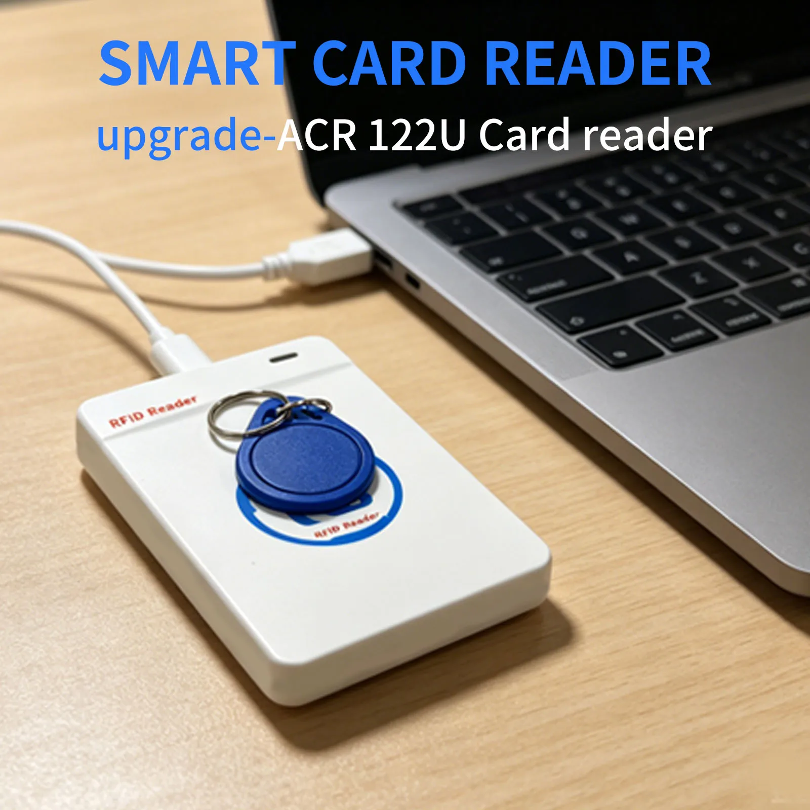 NACR122U USB NFC Reader Writer 13.56MHz Contactless Smart Card Programmer Contactless Card Encoder for Access Control System