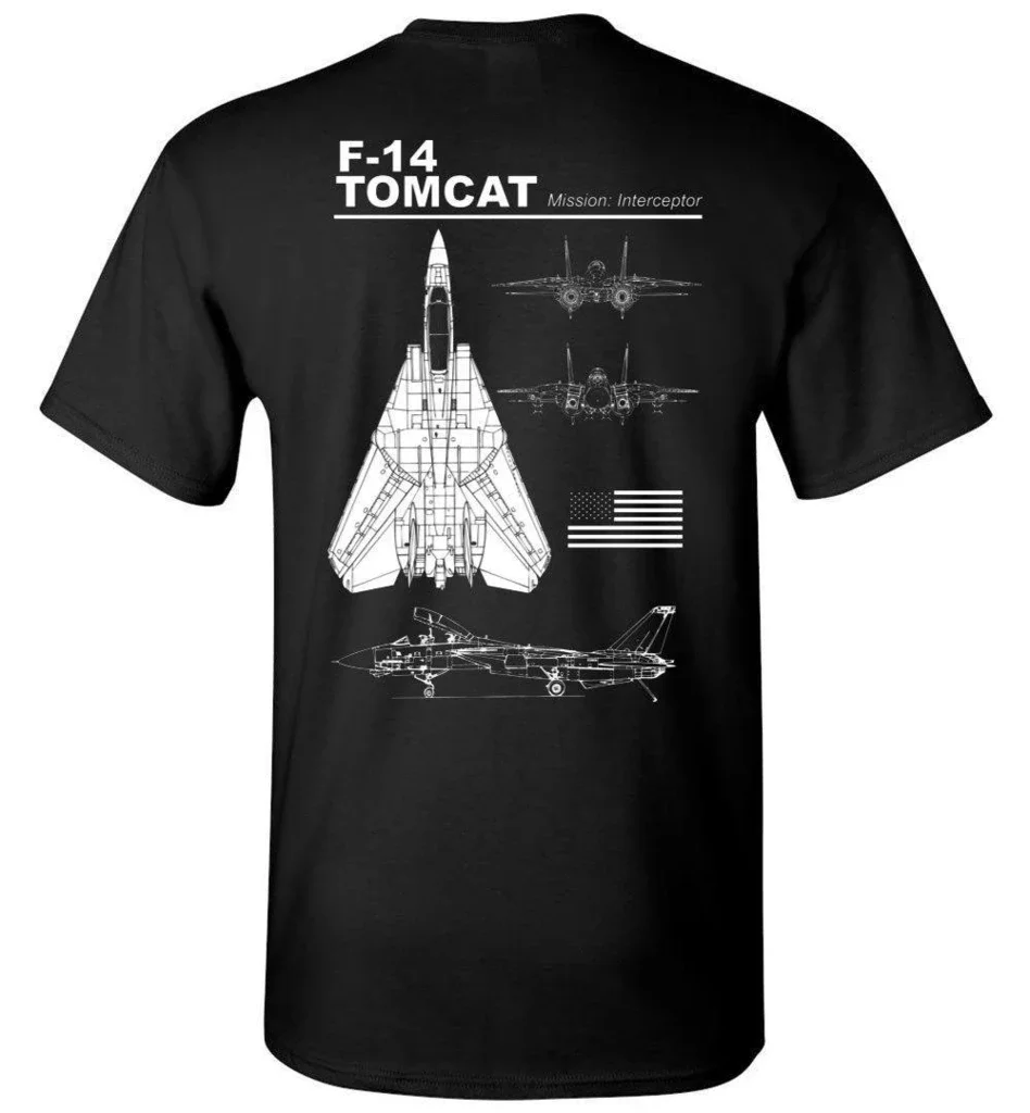 

AWESOME F-14 TOMCAT LABEL T-Shirt. Summer Cotton Short Sleeve O-Neck Mens T Shirt New S-3XL