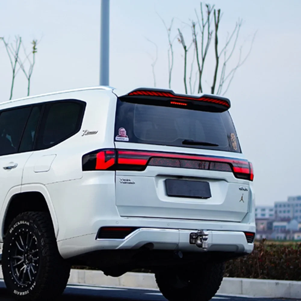 

Для Toyota Land Cruiser Lc300 2022-2025 светодиодный автомобильный задний фонарь в сборе, обновленный эффект запуска, динамические аксессуары для задних фонарей