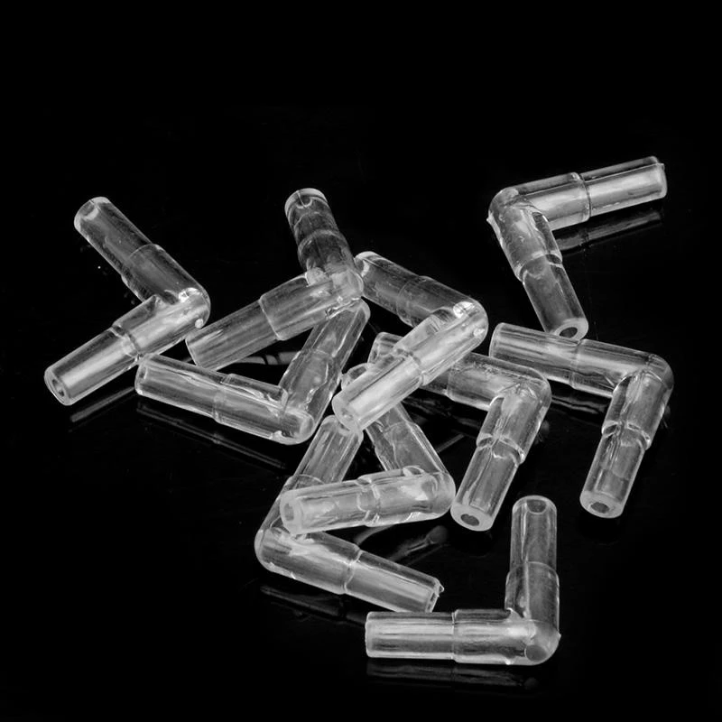 10 Pieces Fish Tanks Air Pump Control Valves Aquarium Hose Connector 2 Way Q5WC