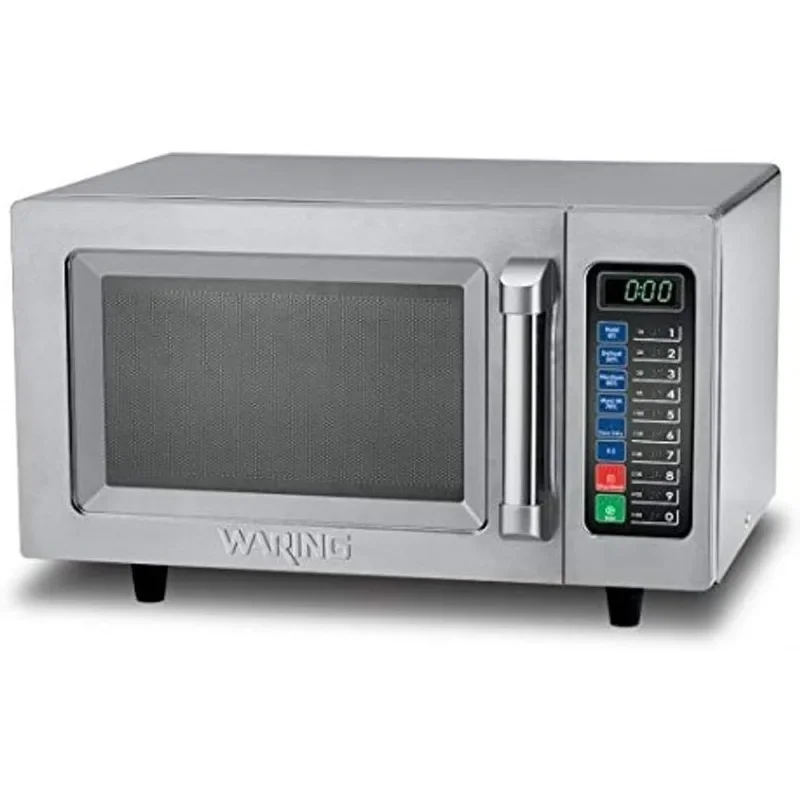 WMO90 Medium Duty Microwave Oven, 0.9 Cubic Feet, 10 Programmable Memory Settings, 5 Power Levels, Stainless Steel Construction