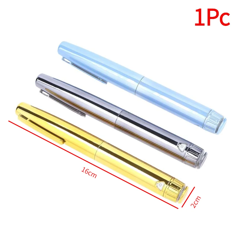 1Pc Metal Reusable V4 Injection Pen With Pen Case Adjustable 3ml Empty Cassette Bottle Insulin Injector Pen. - view 2